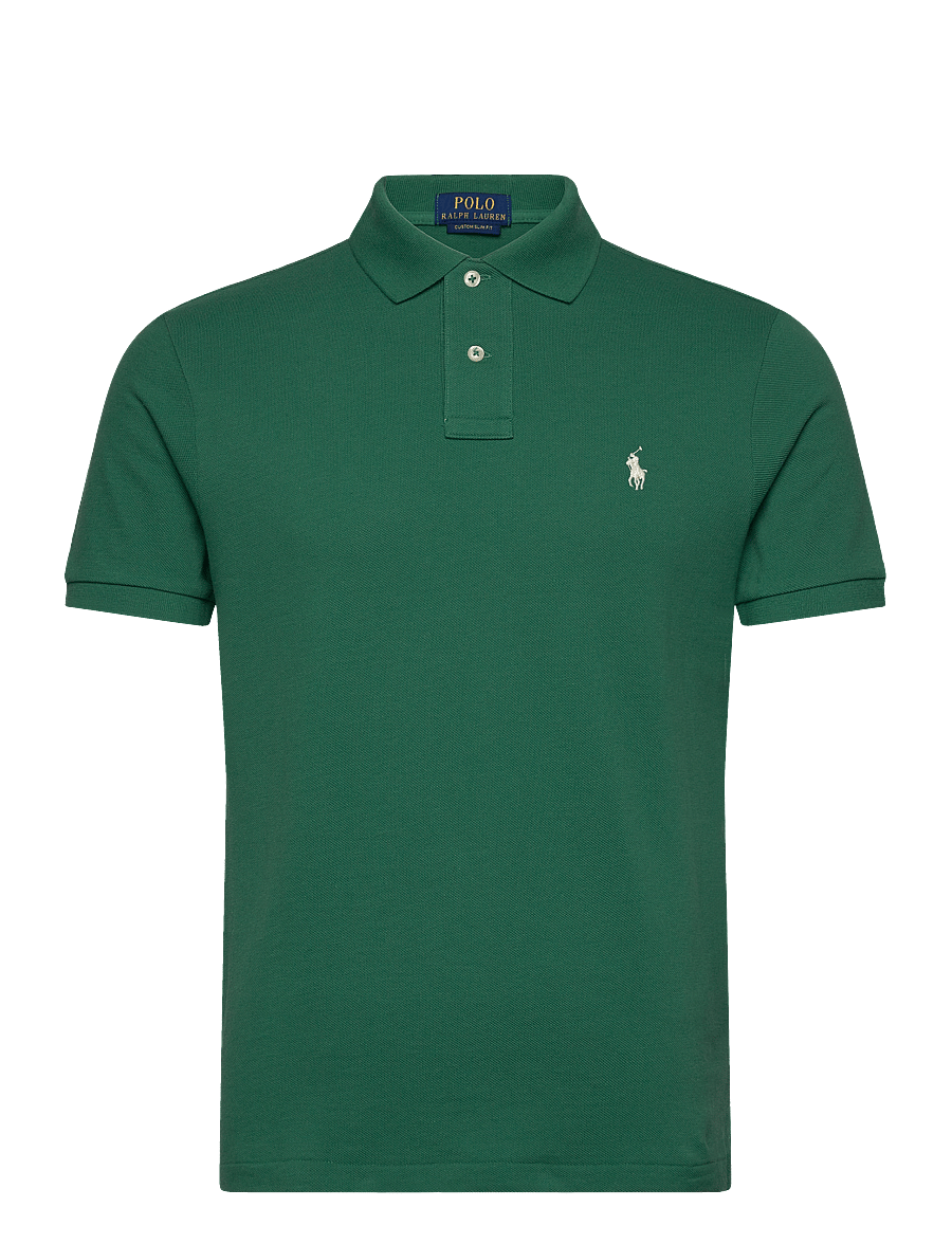Polo Ralph Lauren - BASIC MESH-SSL-KNT - krótki rękaw - antique green/ant - 0