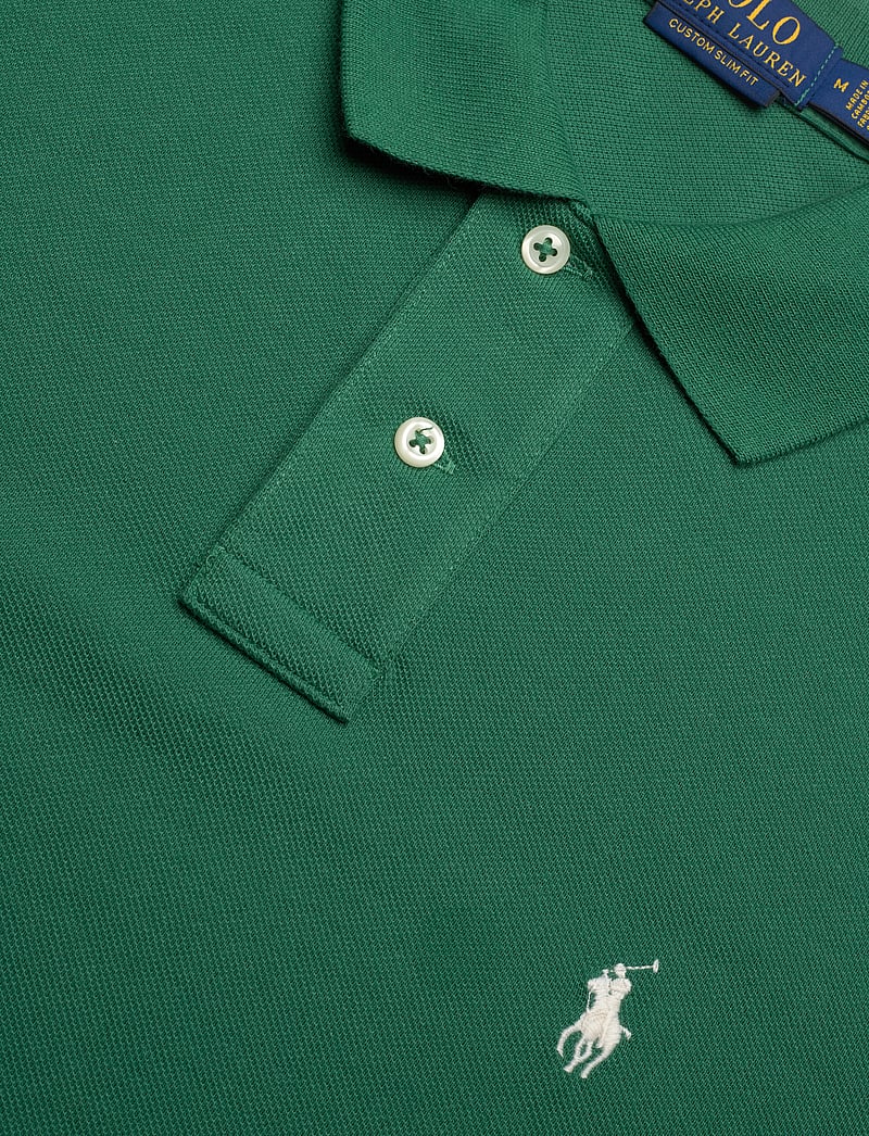 Polo Ralph Lauren - Custom Slim Fit Mesh Polo Shirt - kortärmade pikéer - antique green/ant - 2