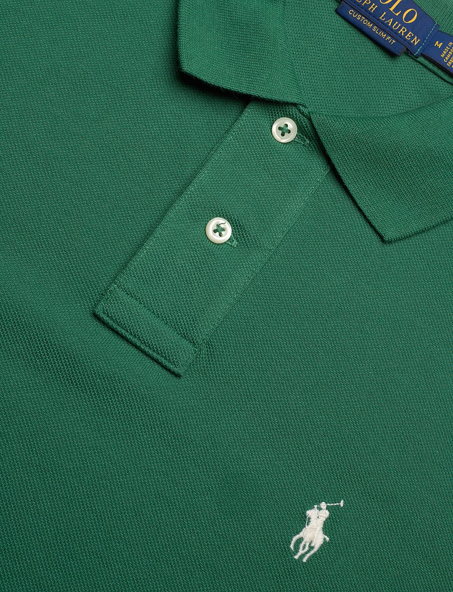 Polo Ralph Lauren - BASIC MESH-SSL-KNT - krótki rękaw - antique green/ant - 2