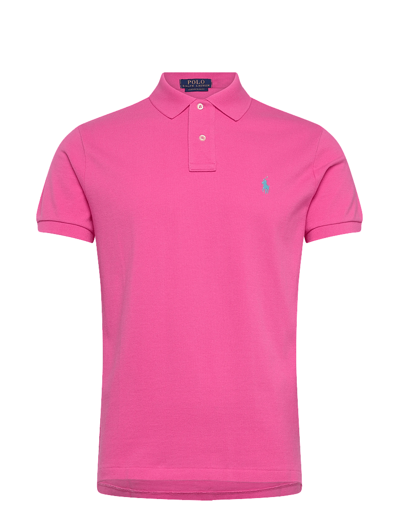 Polo Ralph Lauren - BASIC MESH-SSL-KNT - kootud polosärgid - baja pink/c6995 - 0