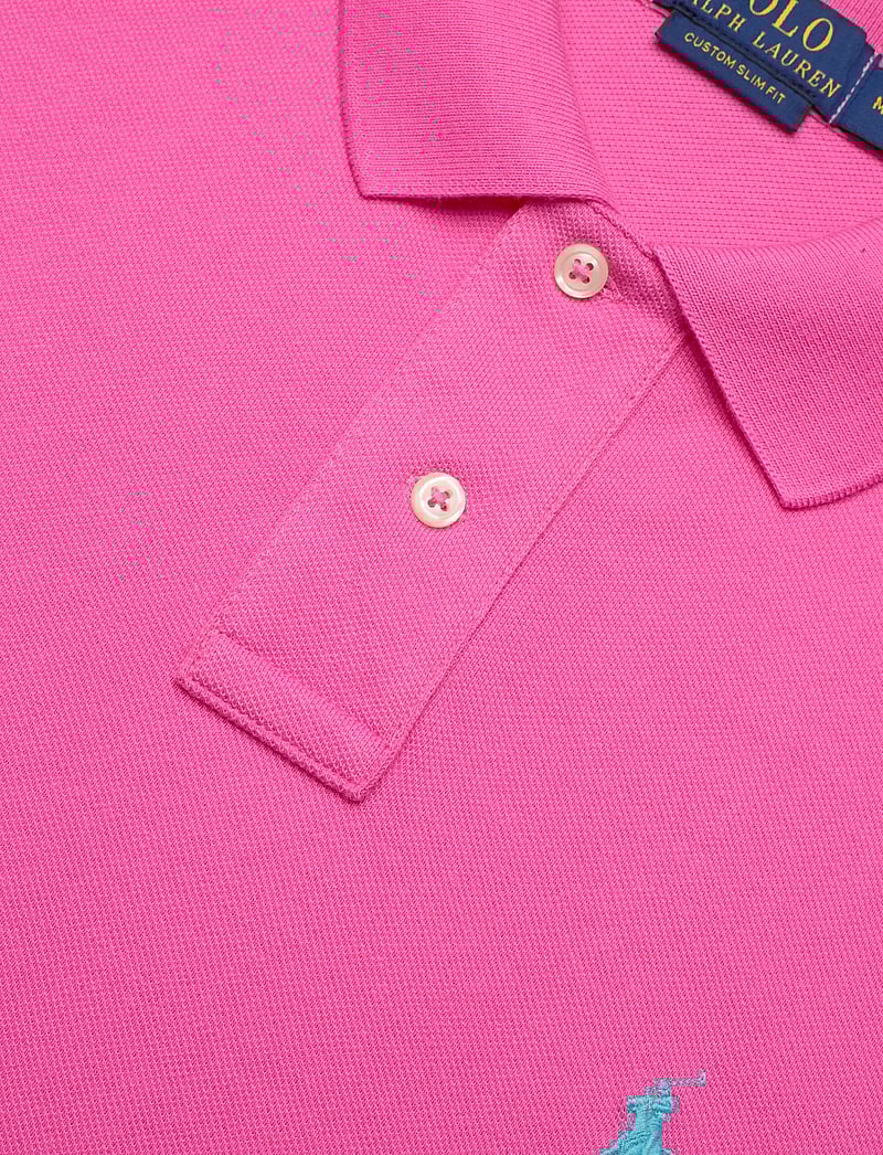 Polo Ralph Lauren - BASIC MESH-SSL-KNT - kootud polosärgid - baja pink/c6995 - 2