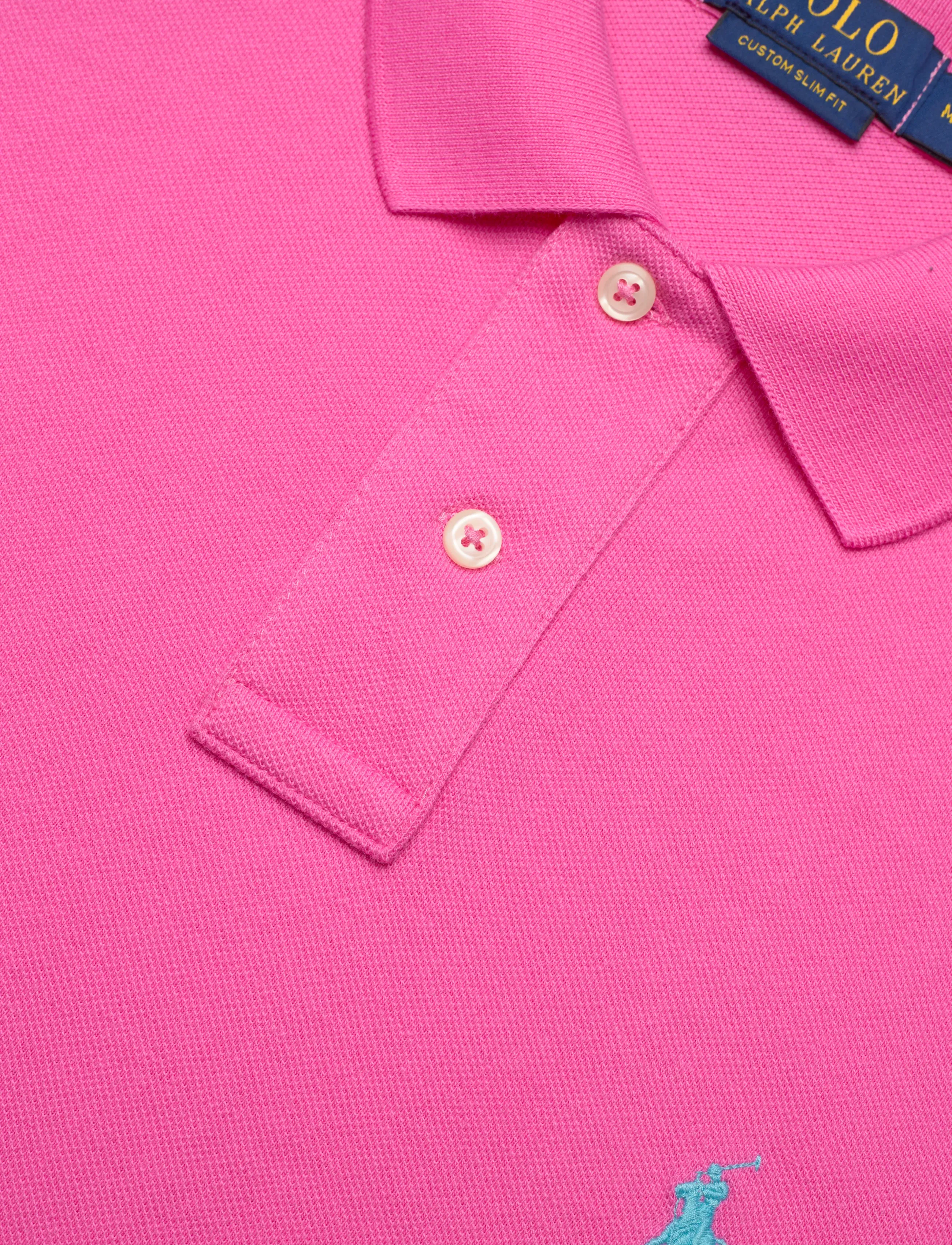 Polo Ralph Lauren - BASIC MESH-SSL-KNT - polo shirts - baja pink/c6995 - 2