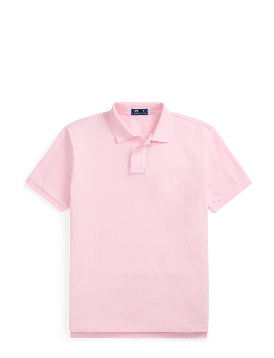 Polo Ralph Lauren - The Iconic Custom Slim Fit Mesh Polo - kortärmade pikéer - bath pink/c1730 - 0