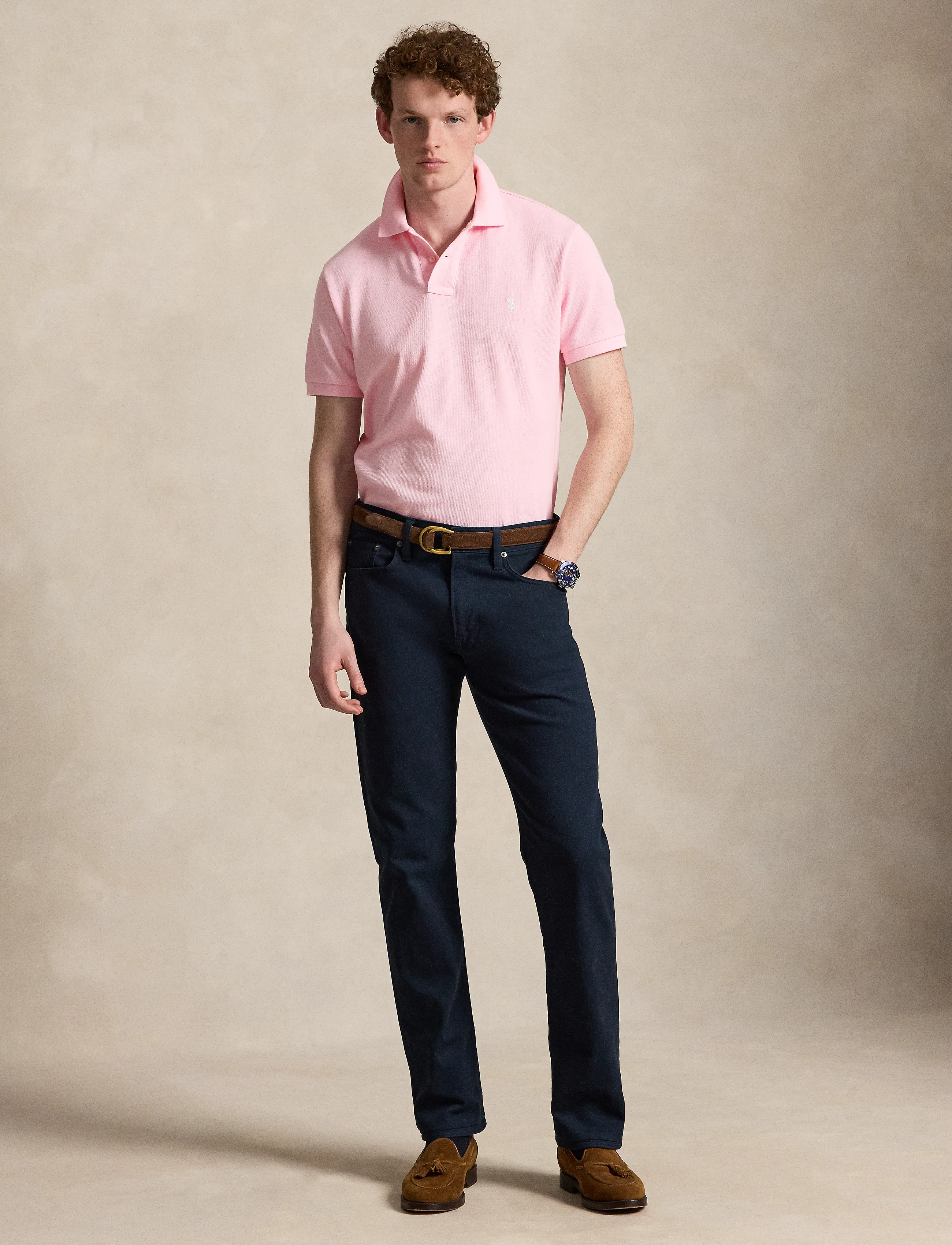Polo Ralph Lauren - BASIC MESH-SSL-KNT - polo shirts - bath pink/c1730 - 2