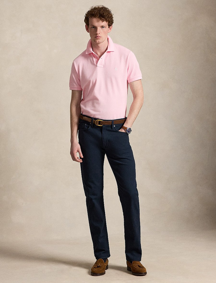 Polo Ralph Lauren - The Iconic Custom Slim Fit Mesh Polo - kortärmade pikéer - bath pink/c1730 - 2