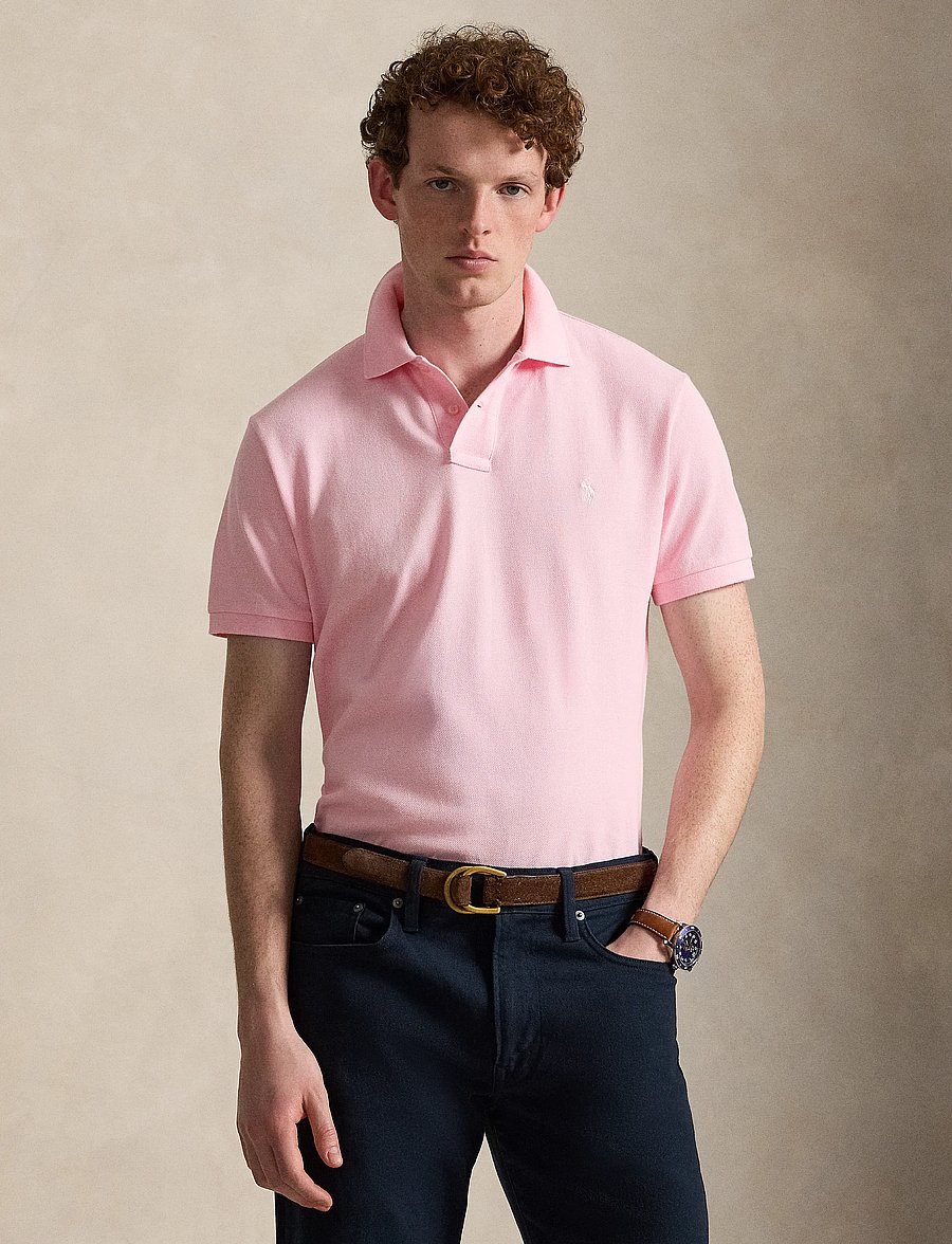 Polo Ralph Lauren - The Iconic Custom Slim Fit Mesh Polo - kortärmade pikéer - bath pink/c1730 - 3
