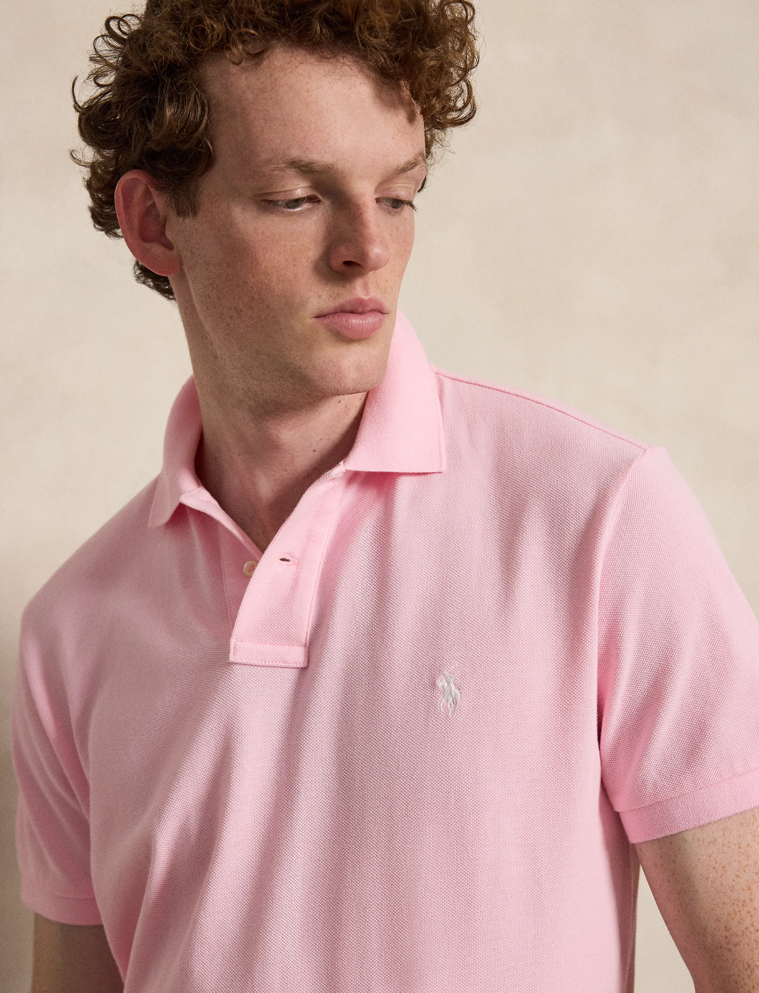 Polo Ralph Lauren - BASIC MESH-SSL-KNT - polo shirts - bath pink/c1730 - 4