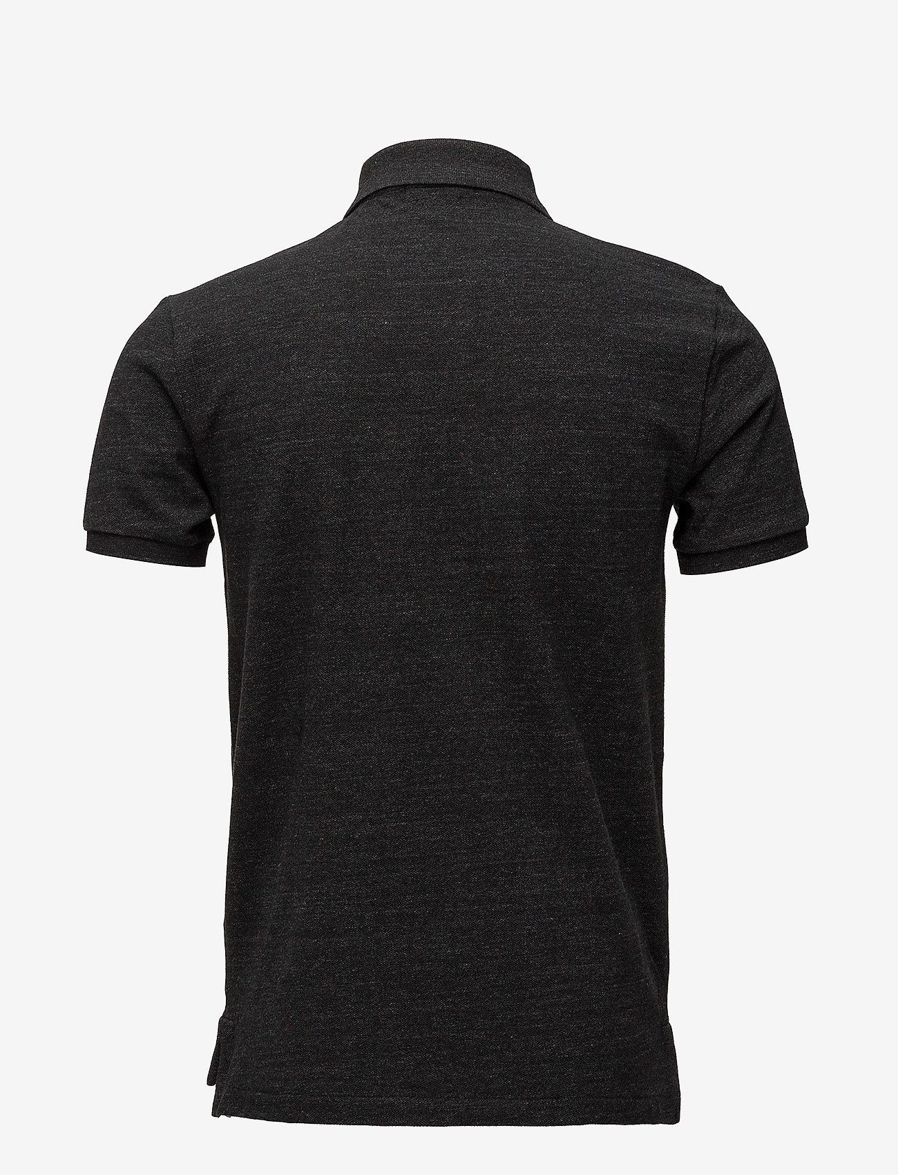 Polo Ralph Lauren - Custom Slim Fit Mesh Polo Shirt - strikkede poloer - black marl heathe - 1