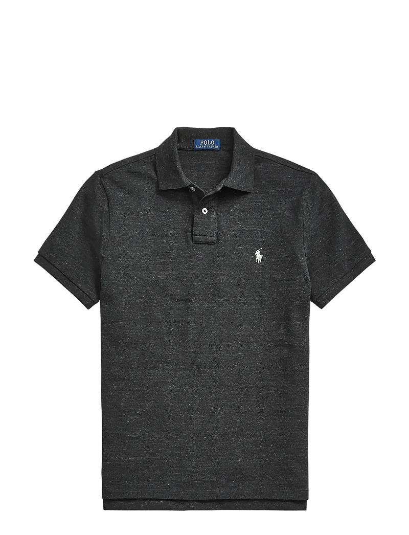 Polo Ralph Lauren - The Iconic Mesh Polo Shirt - stickade pikéer - black marl heathe - 1