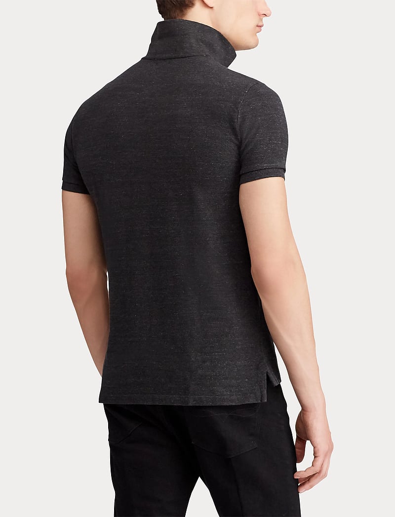 Polo Ralph Lauren - The Iconic Mesh Polo Shirt - stickade pikéer - black marl heathe - 2