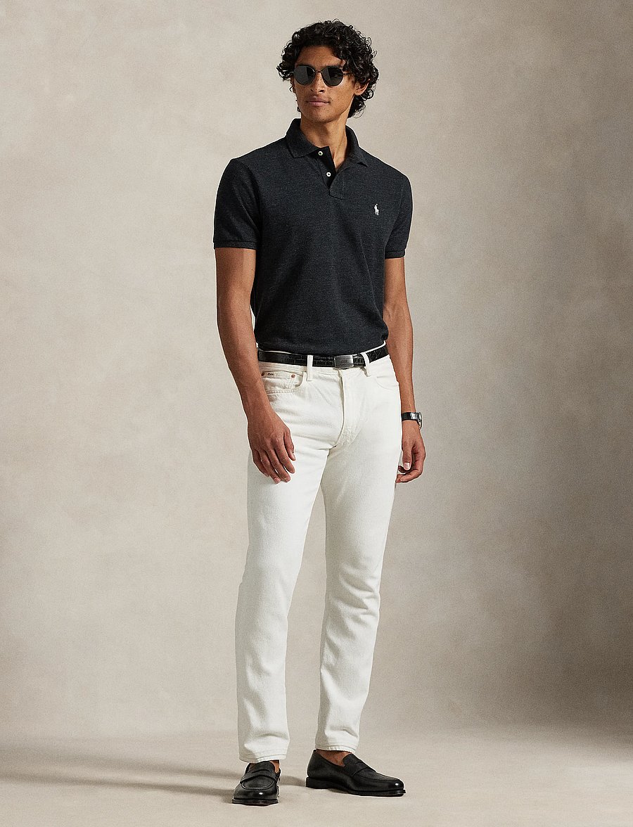 Polo Ralph Lauren - The Iconic Mesh Polo Shirt - lühikeste varrukatega polod - black marl heathe - 3