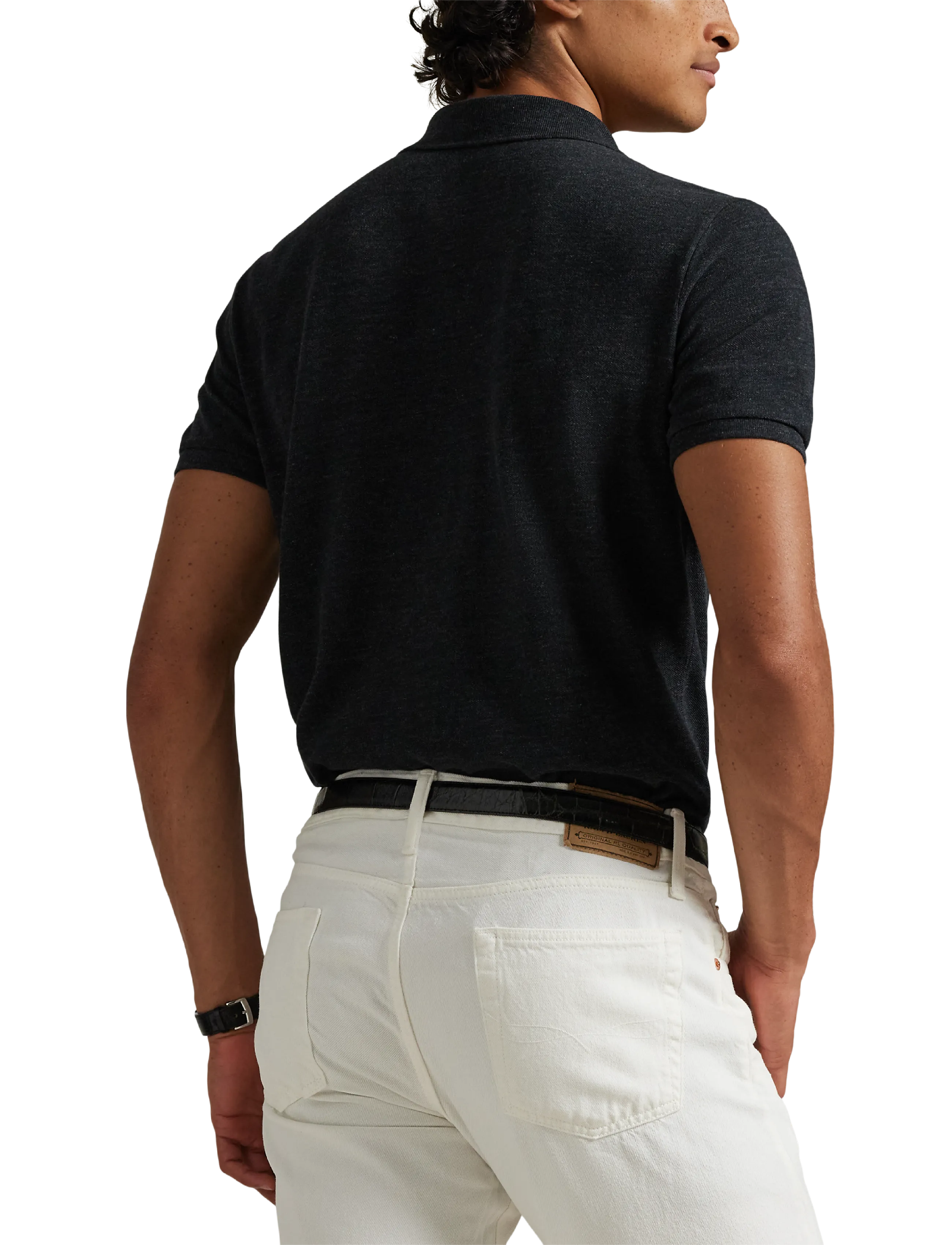 The Iconic Custom Slim Fit Mesh Polo 5