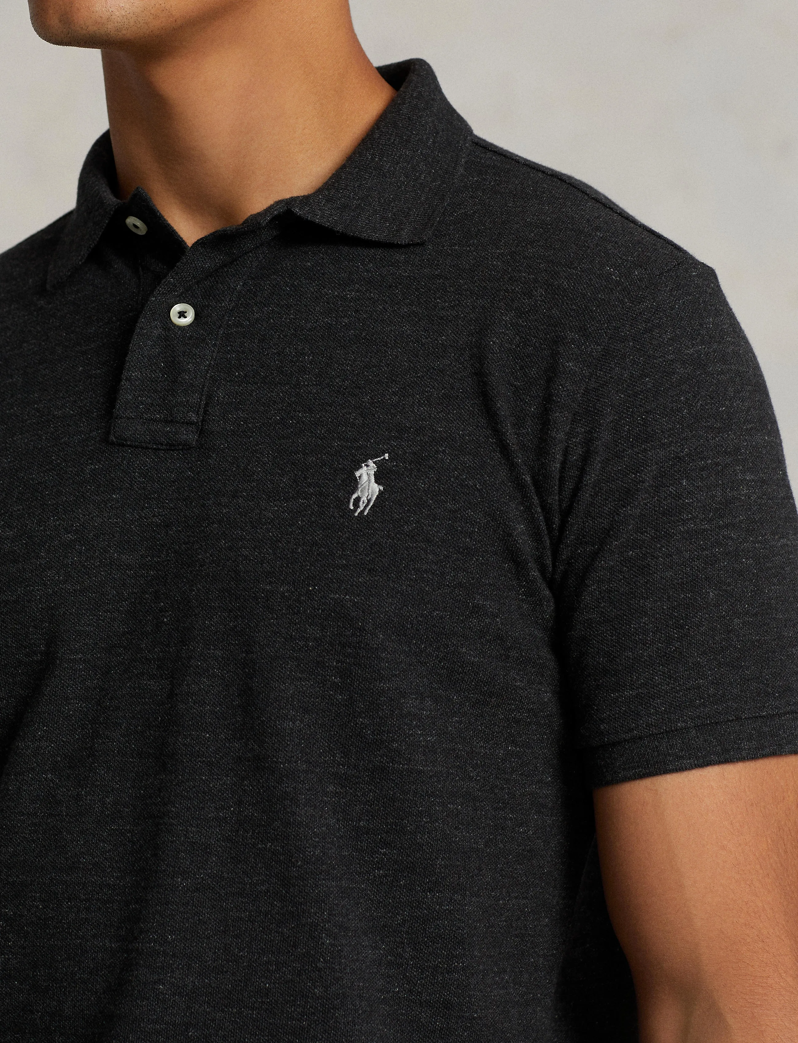 The Iconic Custom Slim Fit Mesh Polo 7