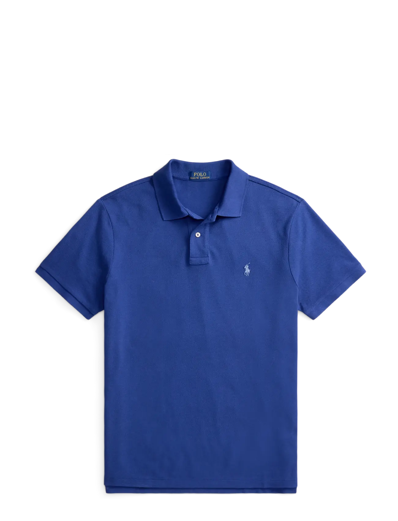 Polo Ralph Lauren - The Iconic Custom Slim Fit Mesh Polo - kortärmade pikéer - blue yacht/c7553 - 1