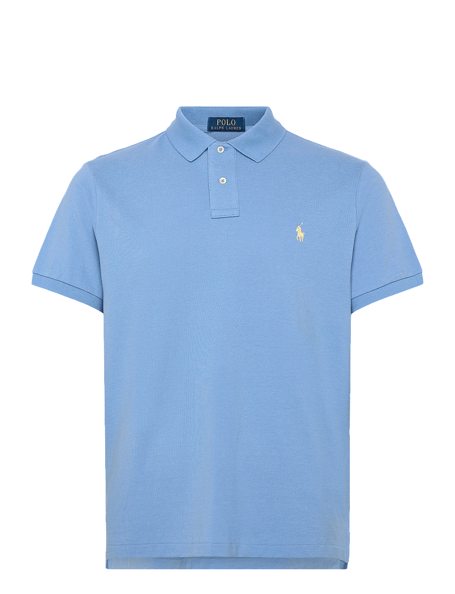 Polo Ralph Lauren - The Iconic Custom Slim Fit Mesh Polo - kortermede - bristol blue/c135 - 1