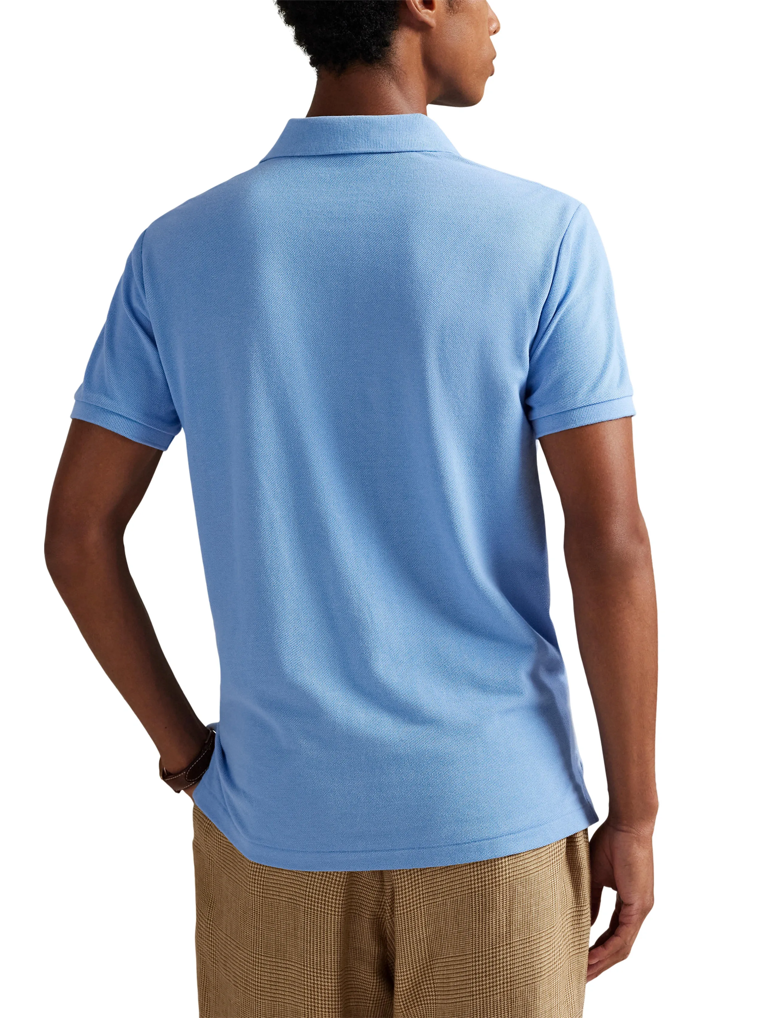 Polo Ralph Lauren - BASIC MESH-SSL-KNT - polo shirts - bristol blue/c135 - 3