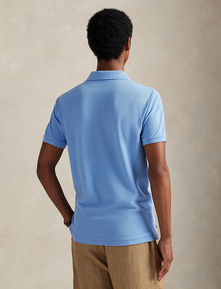 Polo Ralph Lauren - The Iconic Custom Slim Fit Mesh Polo - kortermede - bristol blue/c135 - 3