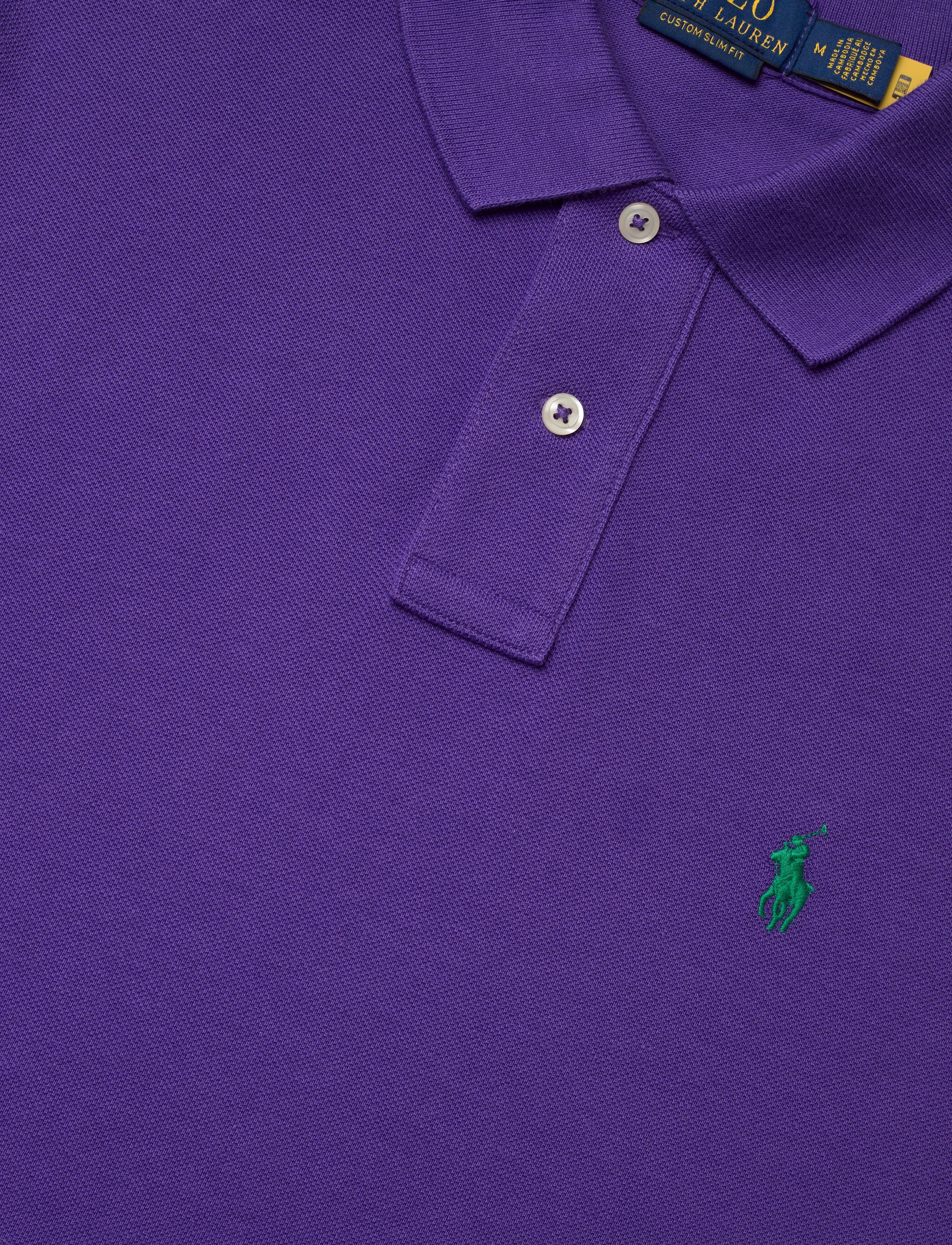 Polo Ralph Lauren - Custom Slim Fit Mesh Polo Shirt - kurzärmelig - cabana purple/c52 - 2