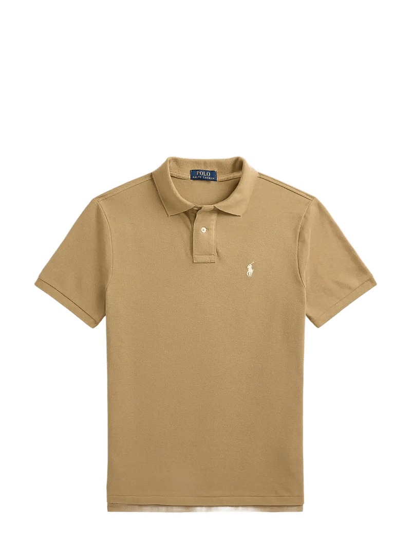 Polo Ralph Lauren - The Iconic Mesh Polo Shirt - stickade pikéer - cafe tan/c8176 - 1