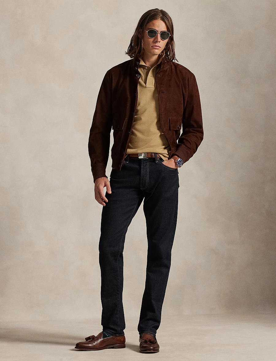 Polo Ralph Lauren - The Iconic Custom Slim Fit Mesh Polo - kurzärmelig - cafe tan/c8176 - 0
