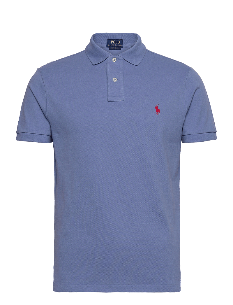 Polo Ralph Lauren - The Iconic Mesh Polo Shirt - knitted polos - campus blue/c3828 - 0