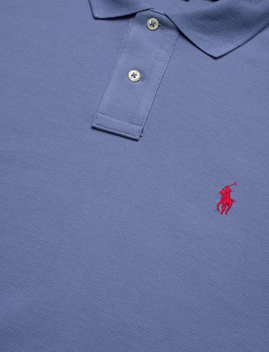 Polo Ralph Lauren - The Iconic Custom Slim Fit Mesh Polo - kurzärmelig - campus blue/c3828 - 2