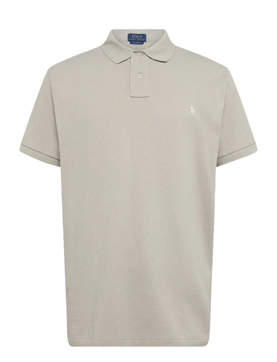 Polo Ralph Lauren - The Iconic Custom Slim Fit Mesh Polo - kurzärmelig - classic stone/c81 - 1