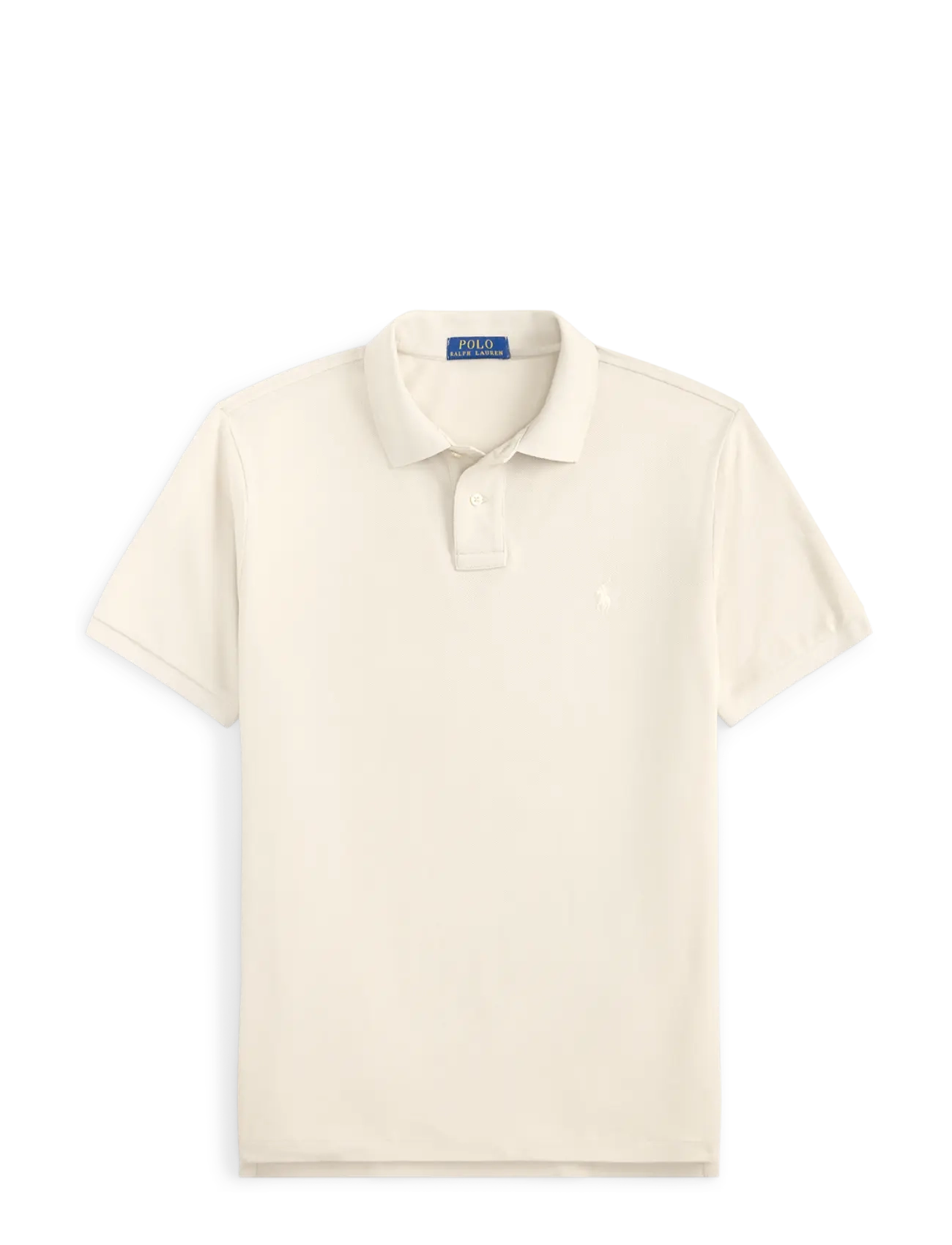 Polo Ralph Lauren - The Iconic Custom Slim Fit Mesh Polo - kortærmede poloer - classic stone/c81 - 1