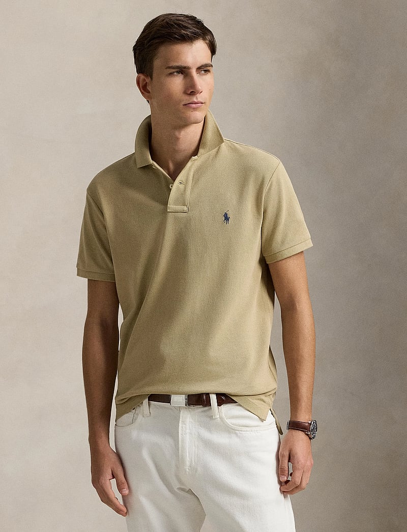 Polo Ralph Lauren - The Iconic Mesh Polo Shirt - stickade pikéer - coastal beige/c79 - 3