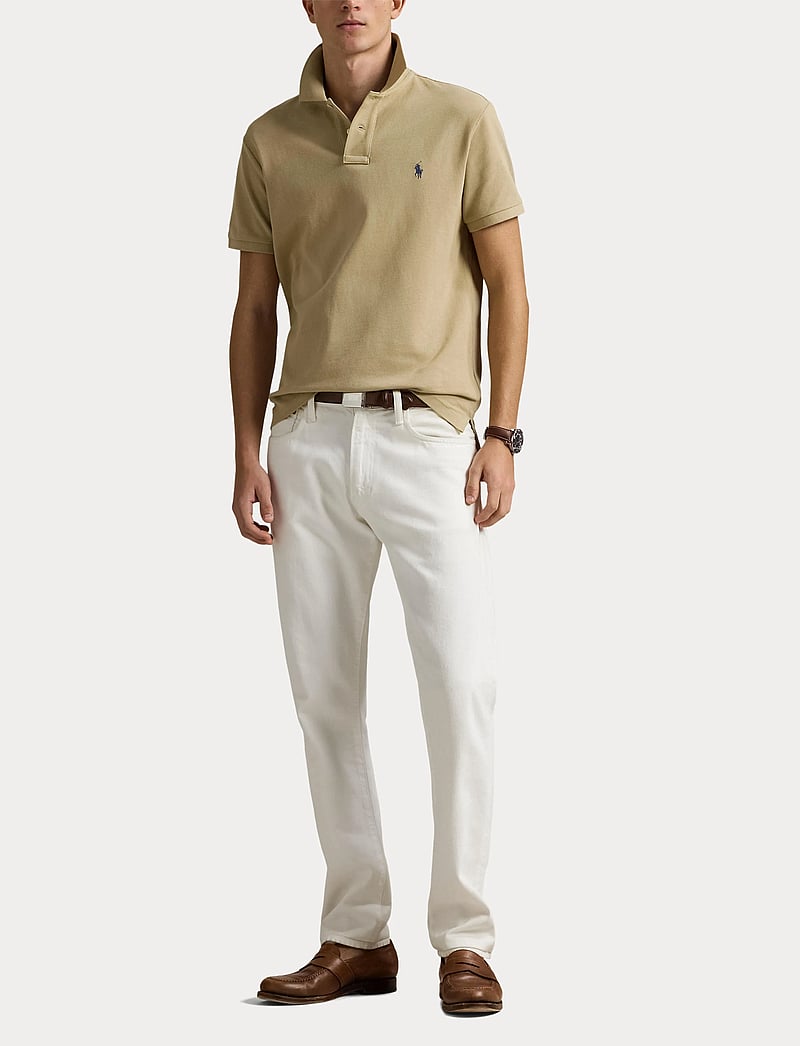 Polo Ralph Lauren - The Iconic Mesh Polo Shirt - stickade pikéer - coastal beige/c79 - 4