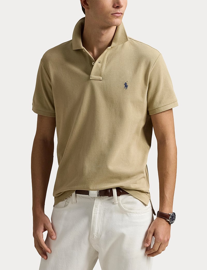 Polo Ralph Lauren - The Iconic Mesh Polo Shirt - stickade pikéer - coastal beige/c79 - 5