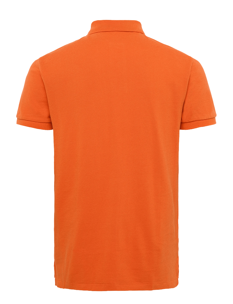 Polo Ralph Lauren - The Iconic Custom Slim Fit Mesh Polo - kurzärmelig - college orange/c5 - 1
