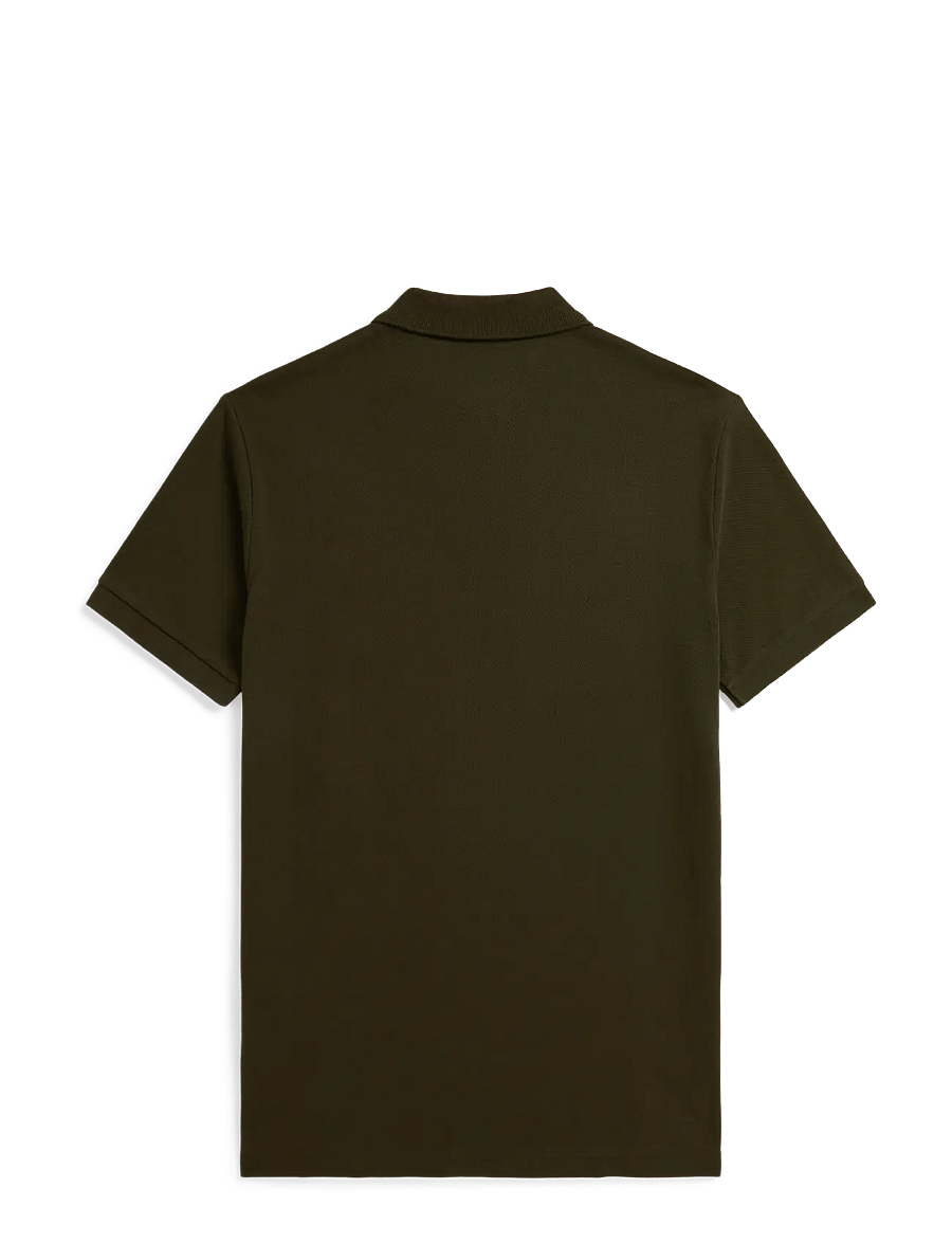 Polo Ralph Lauren - The Iconic Custom Slim Fit Mesh Polo - kortærmede poloer - company olive/c85 - 1