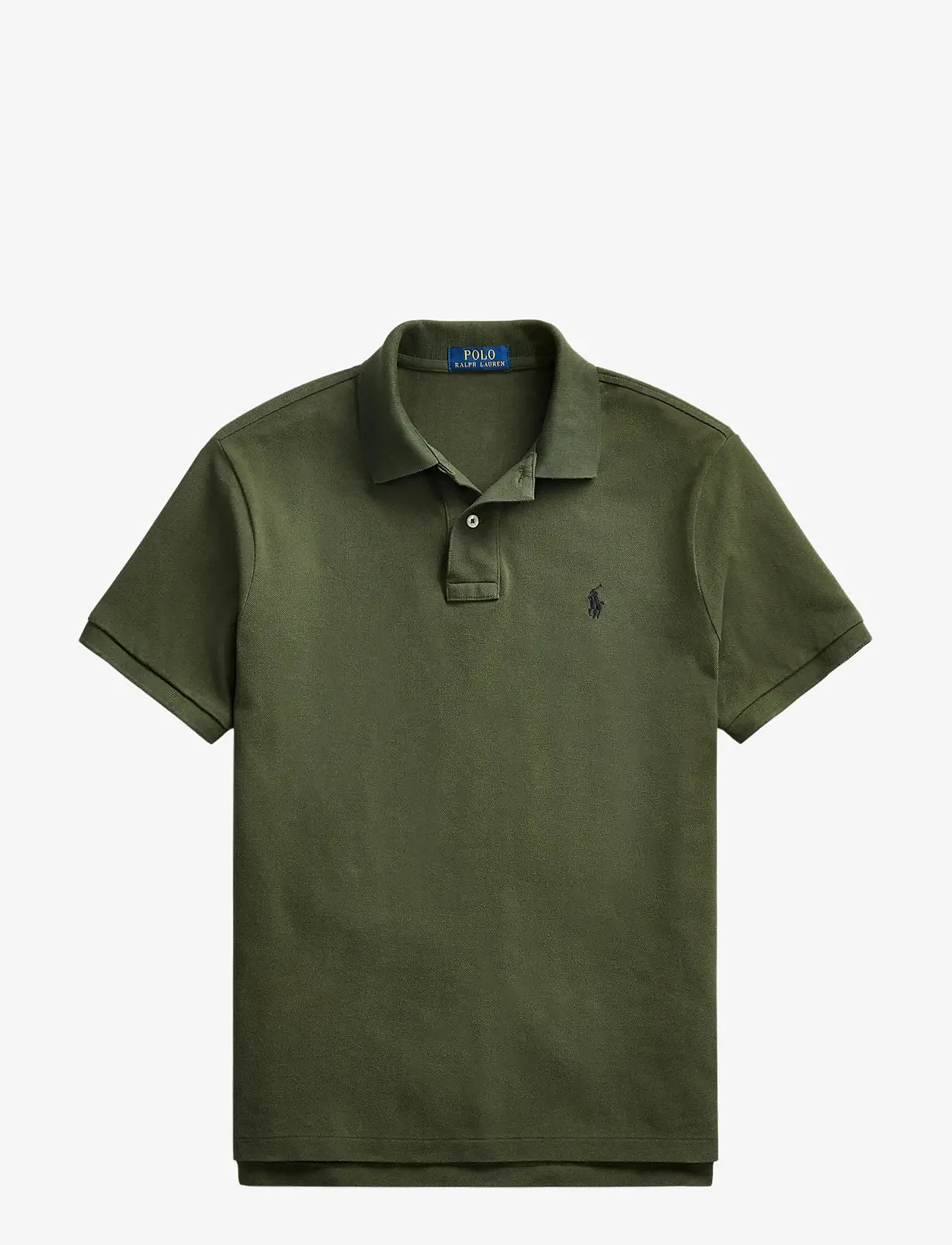 Polo Ralph Lauren - The Iconic Mesh Polo Shirt - efterårstøj - company olive/c97 - 0