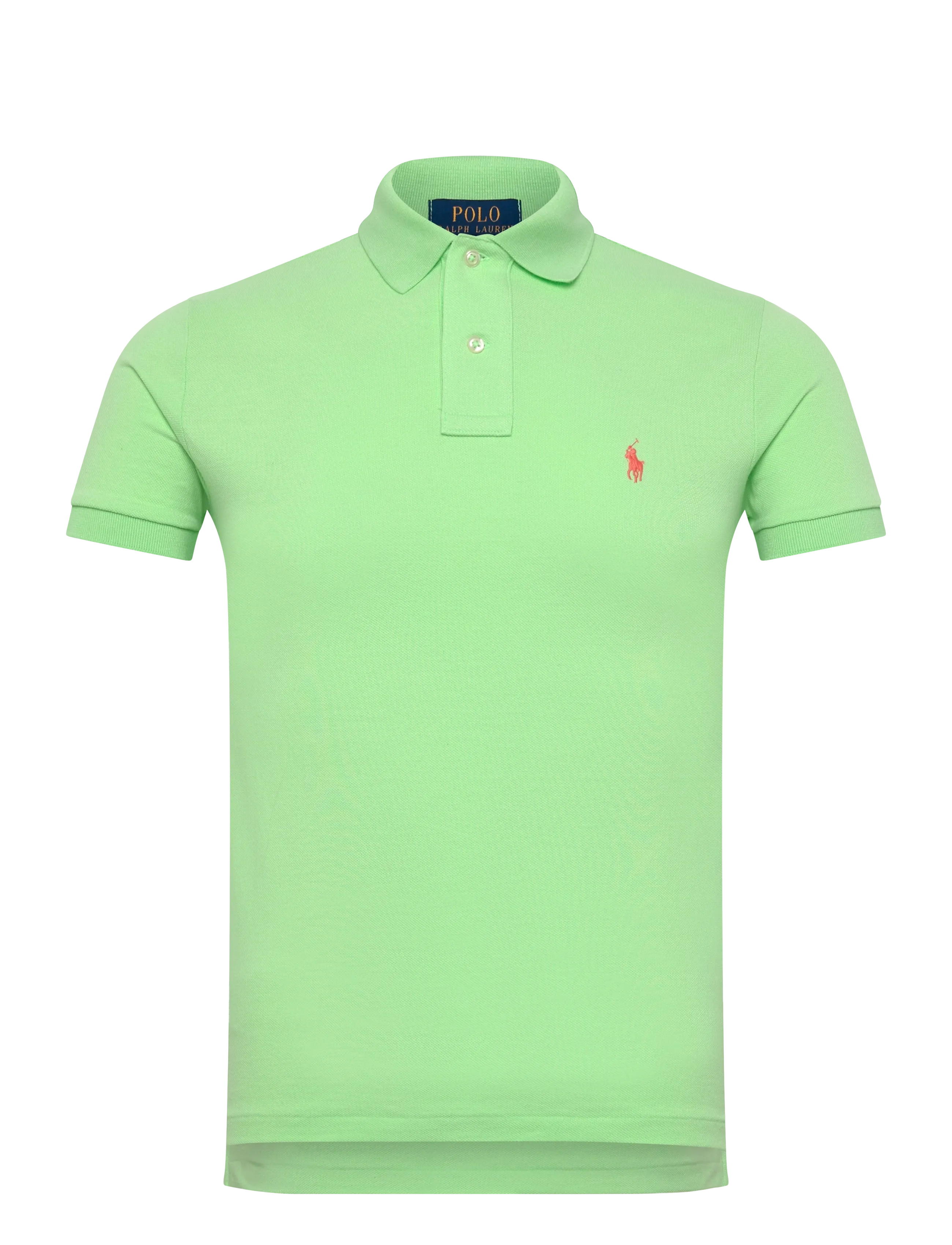 Polo Ralph Lauren BASIC MESH-SSL-KNT - Lühikeste varrukatega kootud polosärgid - CRUISE LIME/C2113 / green