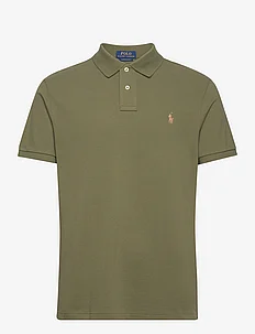 Custom Slim Fit Mesh Polo Shirt, Polo Ralph Lauren