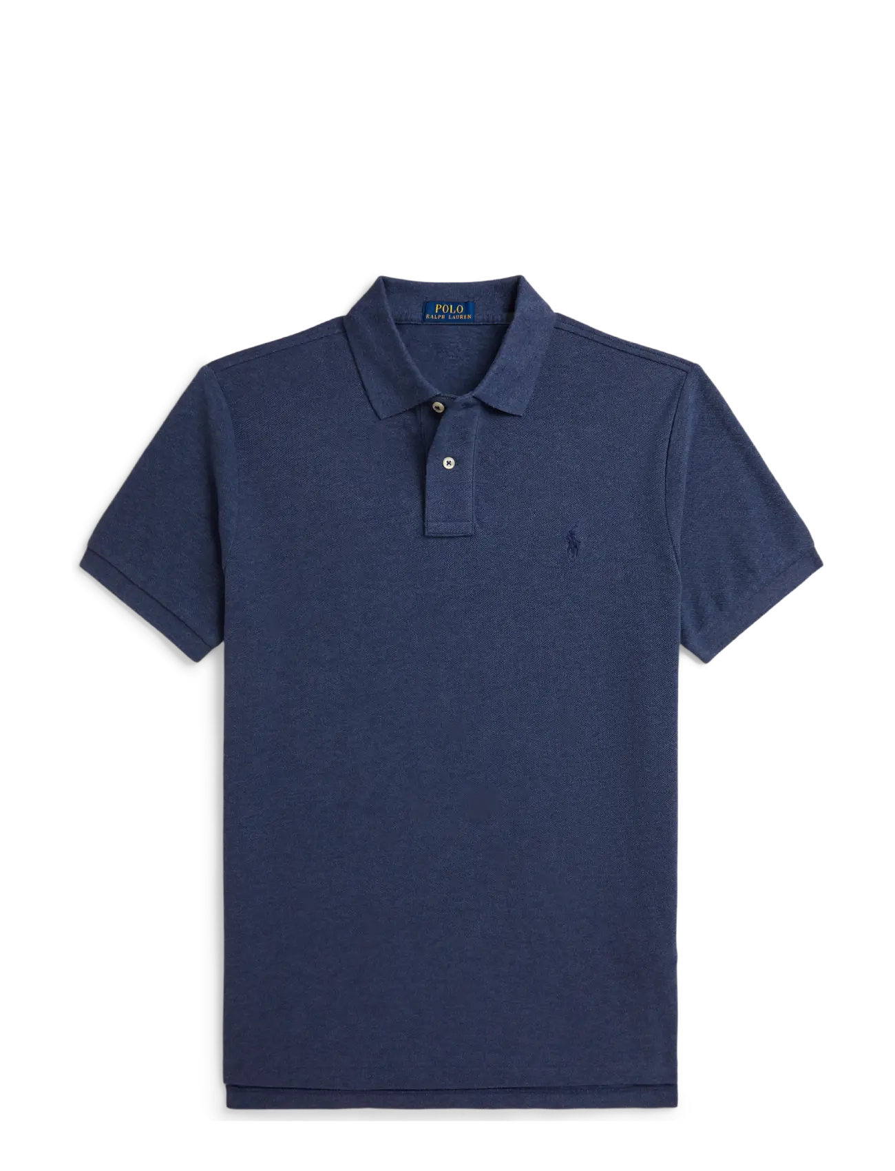 Polo Ralph Lauren The Iconic Custom Slim Fit Mesh Polo - Pikéer - DERBY BLUE HEATHE / navy