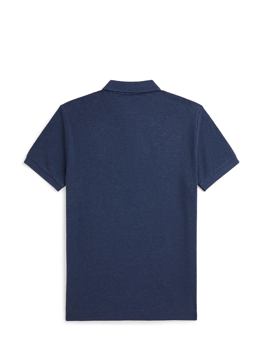 Polo Ralph Lauren - The Iconic Custom Slim Fit Mesh Polo - kortärmade pikéer - derby blue heathe - 1