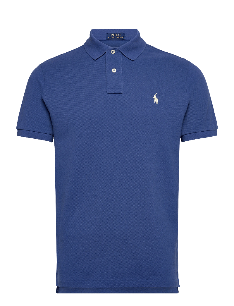 Polo Ralph Lauren - BASIC MESH-SSL-KNT - kortärmade pikéer - dusty azure/cream - 0