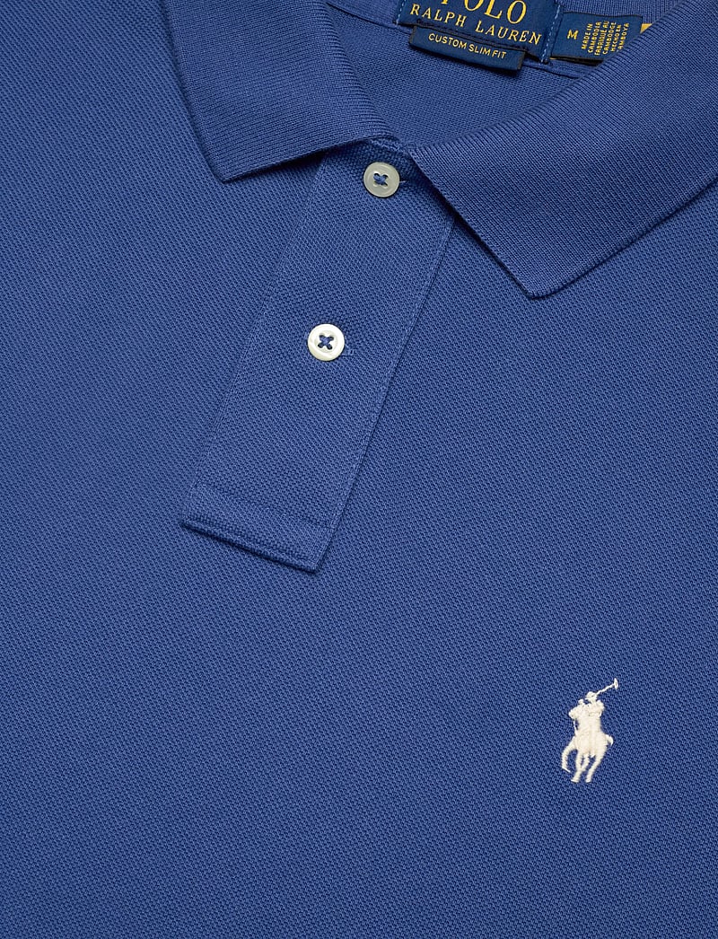 Polo Ralph Lauren - BASIC MESH-SSL-KNT - kortärmade pikéer - dusty azure/cream - 2
