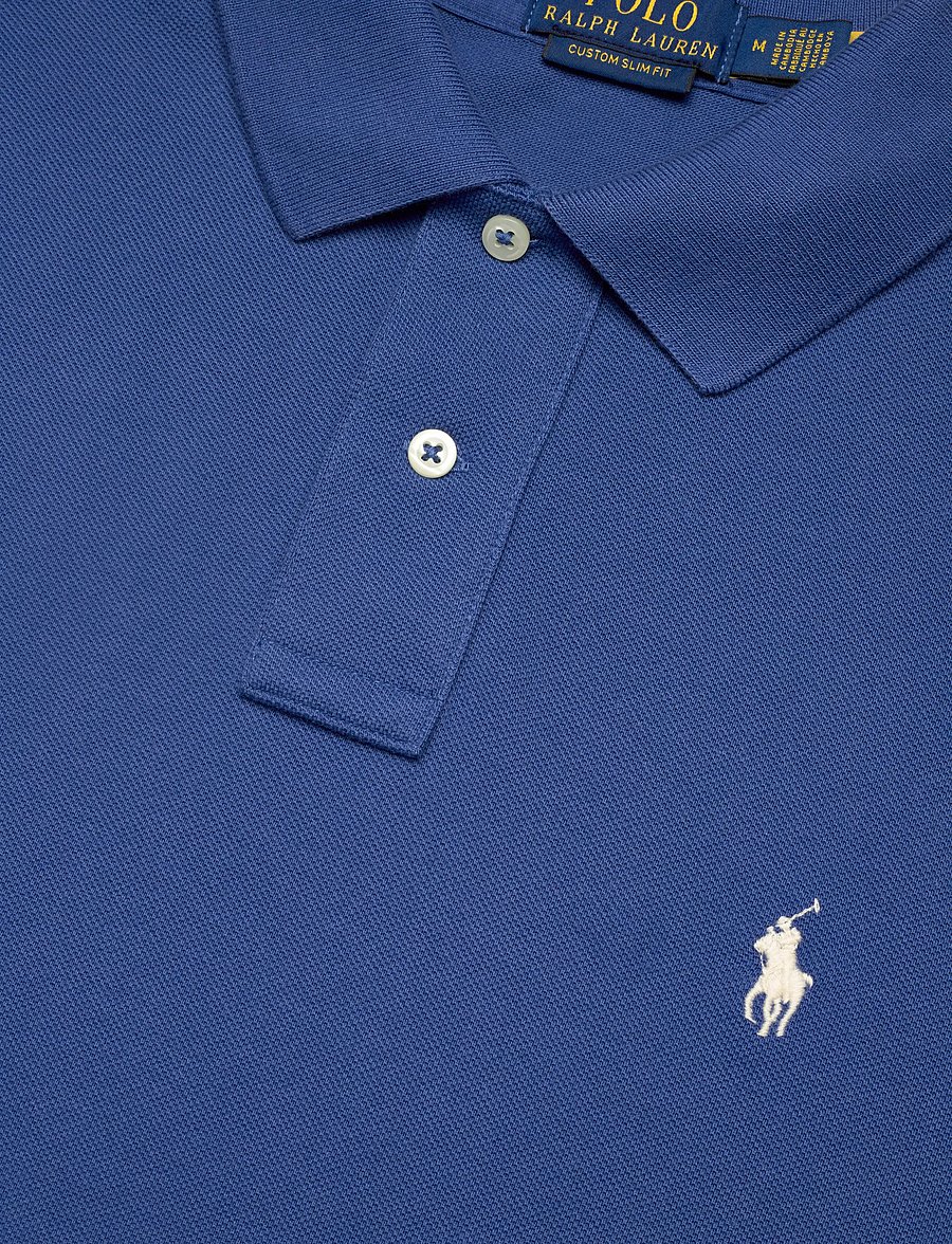 Polo Ralph Lauren - BASIC MESH-SSL-KNT - kurzärmelig - dusty azure/cream - 2