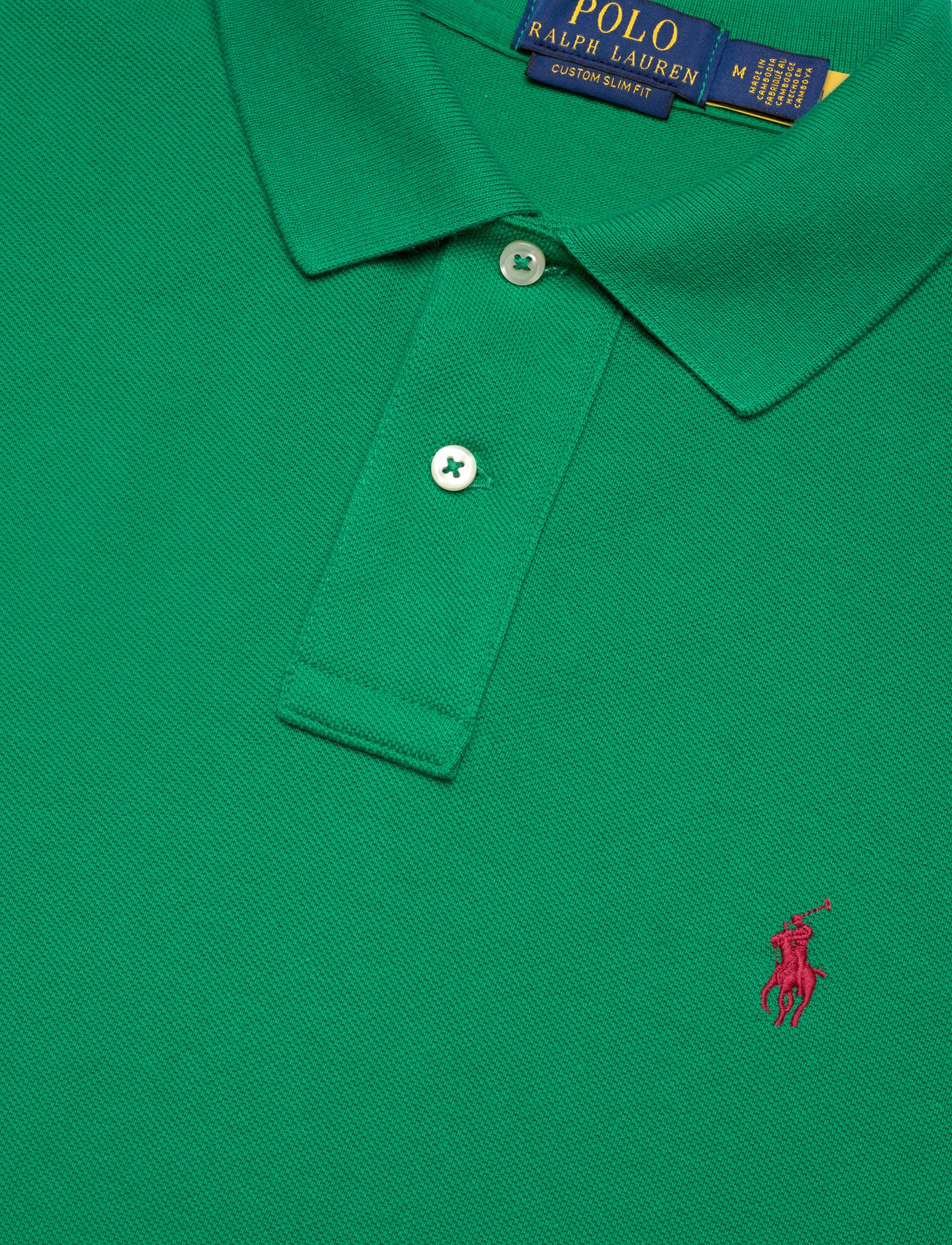 Polo Ralph Lauren - BASIC MESH-SSL-KNT - polo shirts - erin green/c3966 - 2