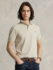 Polo Ralph Lauren - Custom Slim Fit Mesh Polo Shirt - polo shirts - expedition dune h - 0