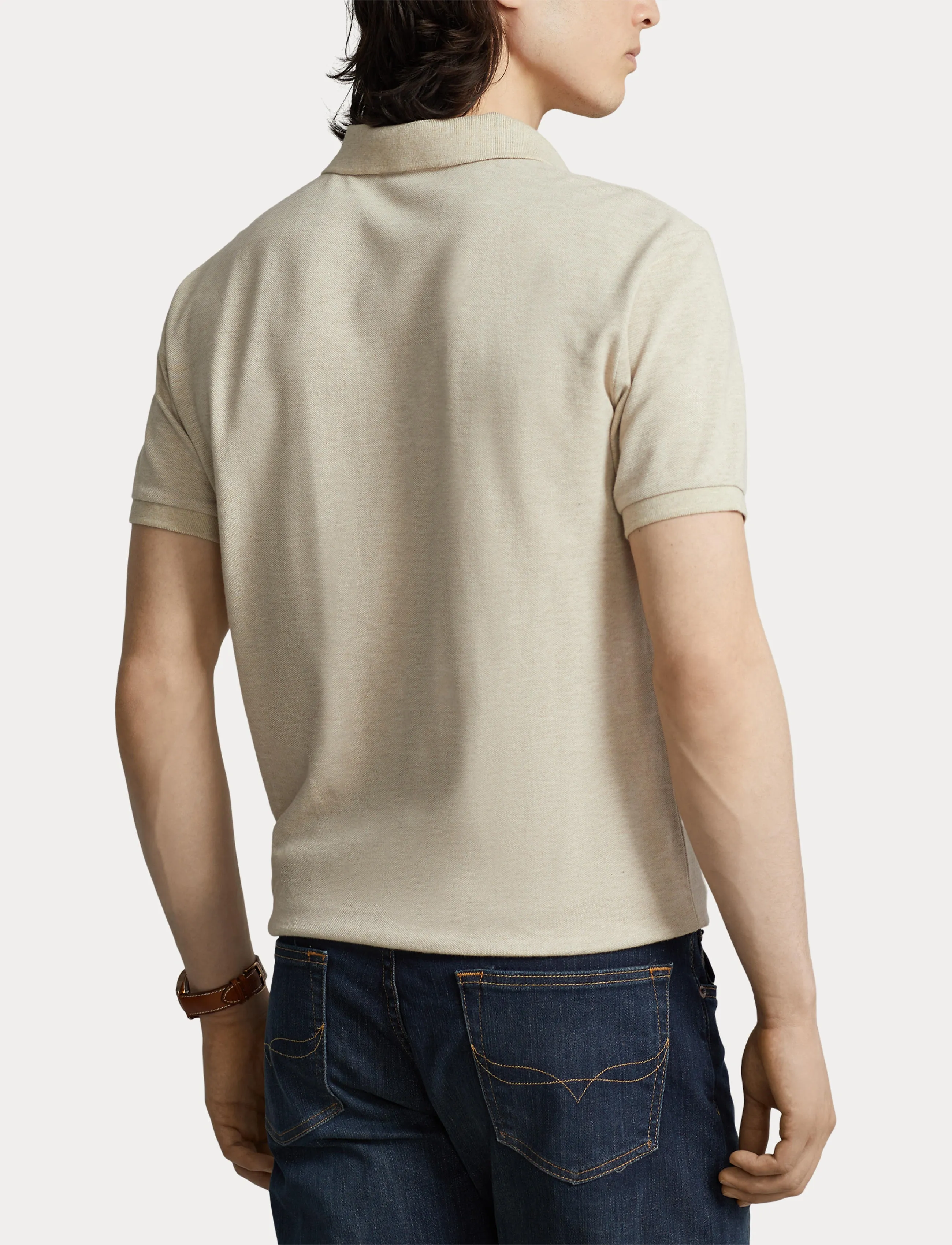 The Iconic Custom Slim Fit Mesh Polo 9