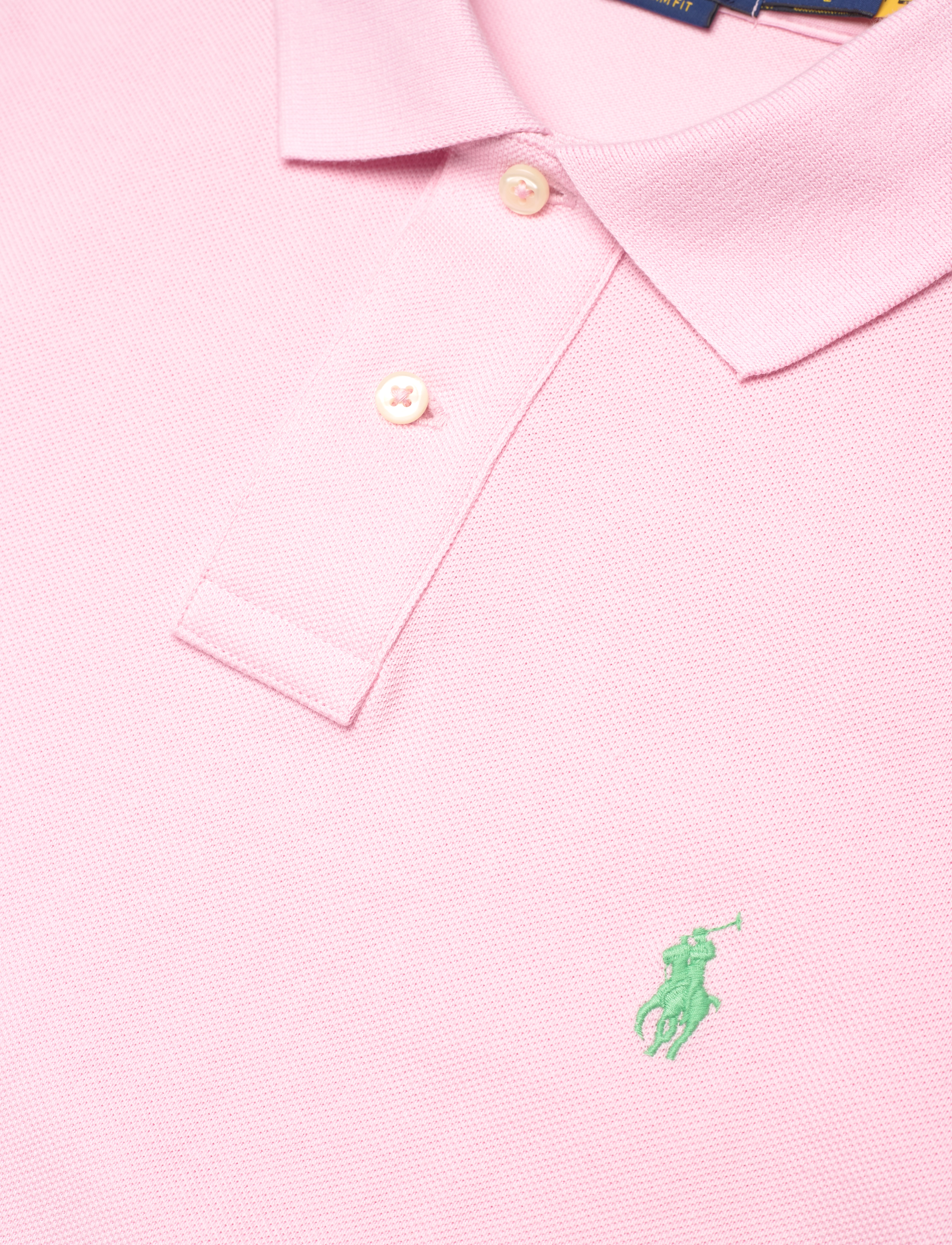 Polo Ralph Lauren - BASIC MESH-SSL-KNT - kortærmede poloer - garden pink/c5140 - 2