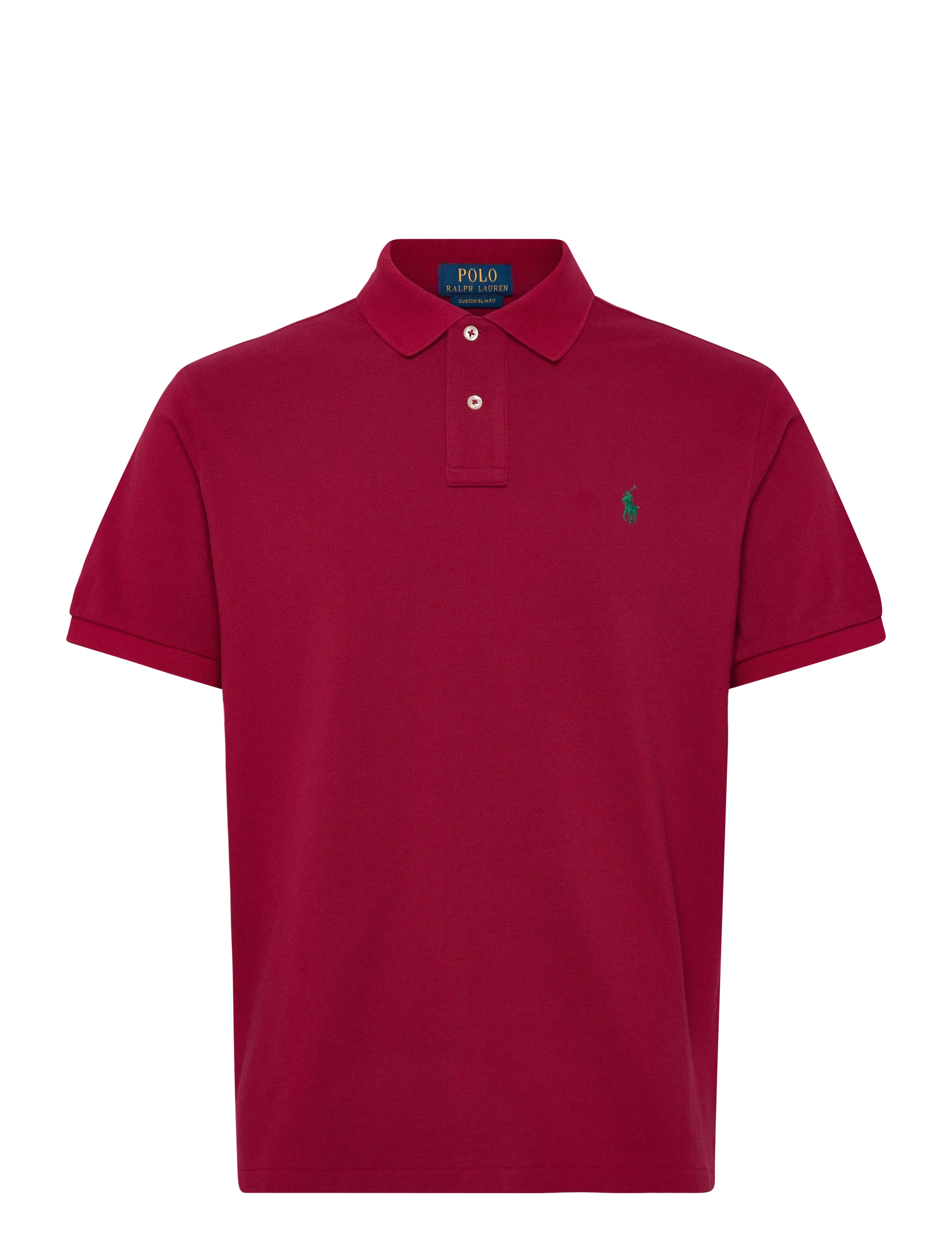 Polo Ralph Lauren BASIC MESH-SSL-KNT - Lühikeste varrukatega kootud polosärgid - HERITAGE RED/C521 / burgundy