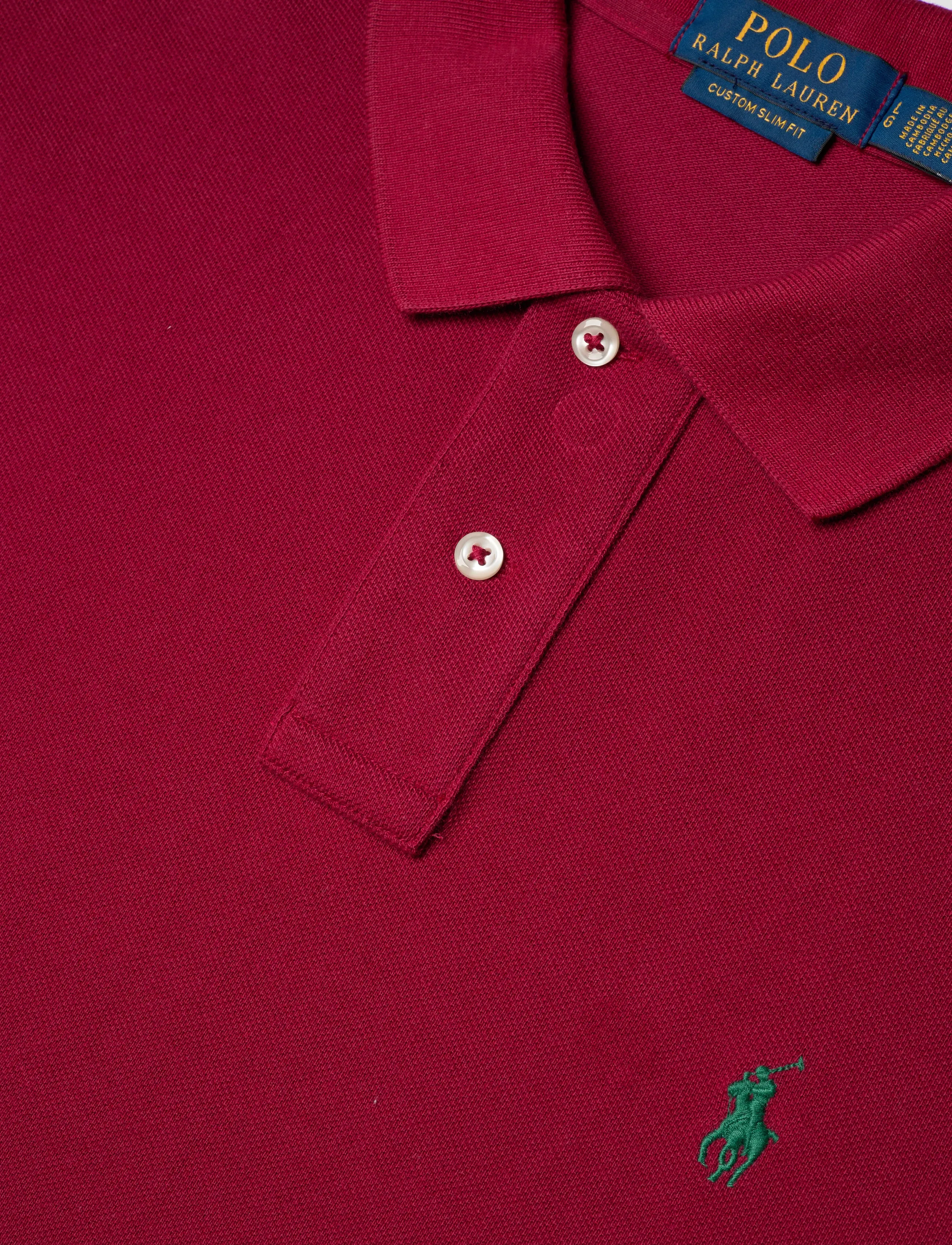 Polo Ralph Lauren - BASIC MESH-SSL-KNT - polo shirts - heritage red/c521 - 2