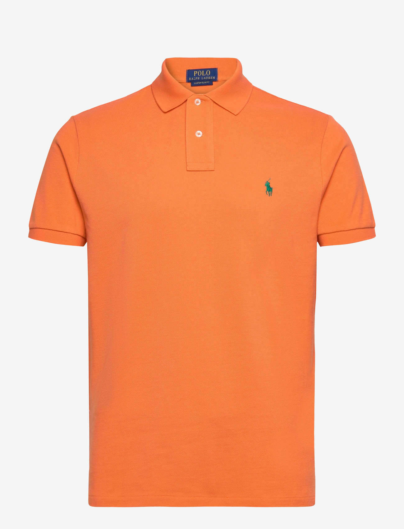 Polo Ralph Lauren - Custom Slim Fit Mesh Polo Shirt - lühikeste varrukatega polod - kona orange/c5204 - 0