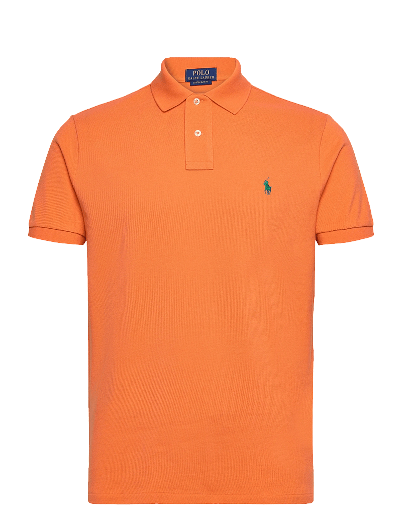 Polo Ralph Lauren - Custom Slim Fit Mesh Polo Shirt - lühikeste varrukatega polod - kona orange/c5204 - 0