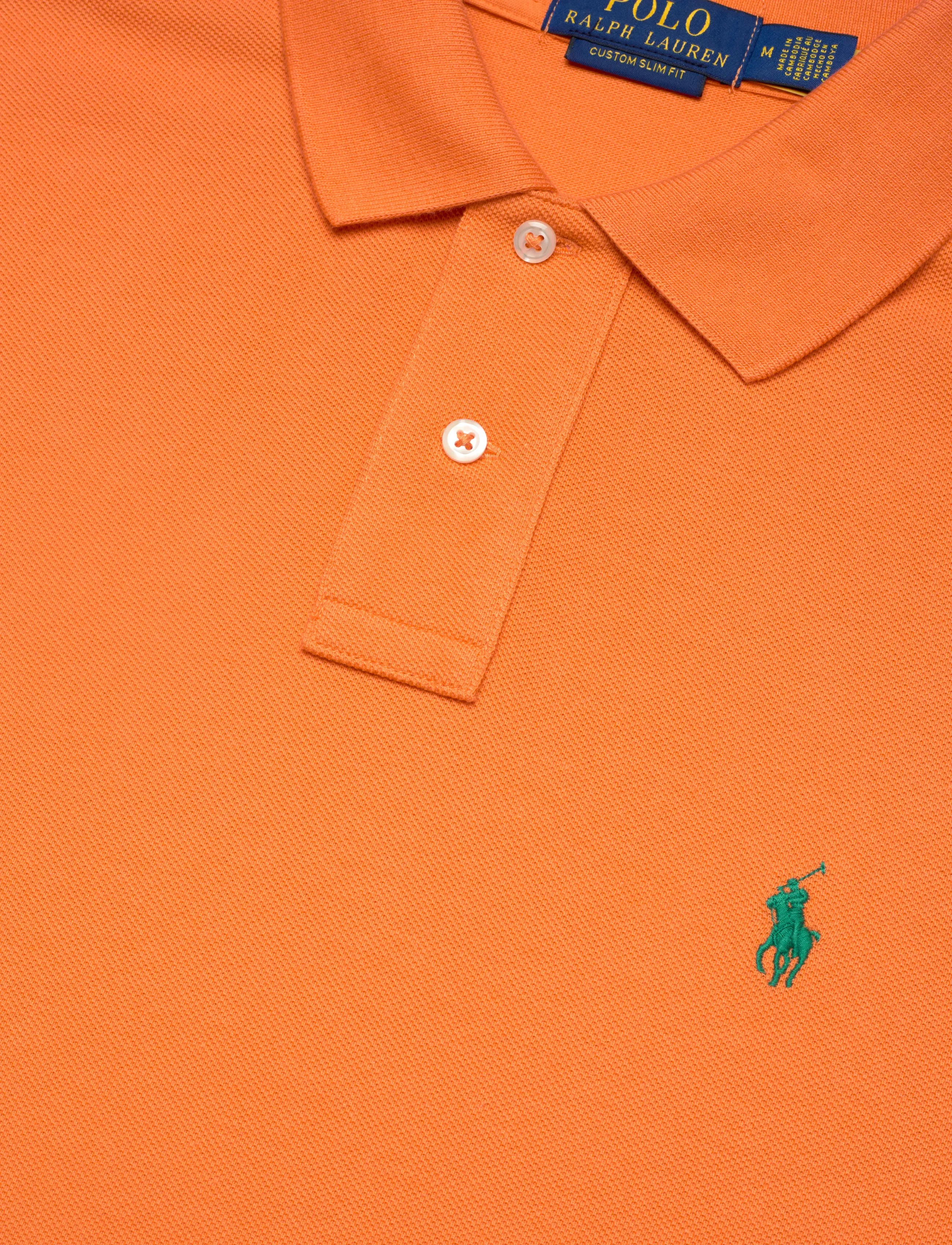 Polo Ralph Lauren - BASIC MESH-SSL-KNT - polo shirts - kona orange/c5204 - 2